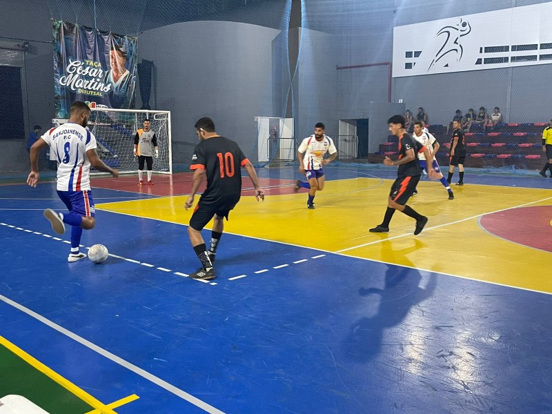 Jogos na quarta-feira encerram primeira fase da Taça César Martins de Futsal