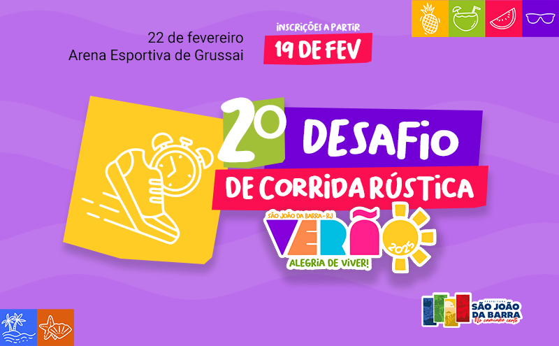 Desafio de Corrida Rústica será neste sábado em Grussaí